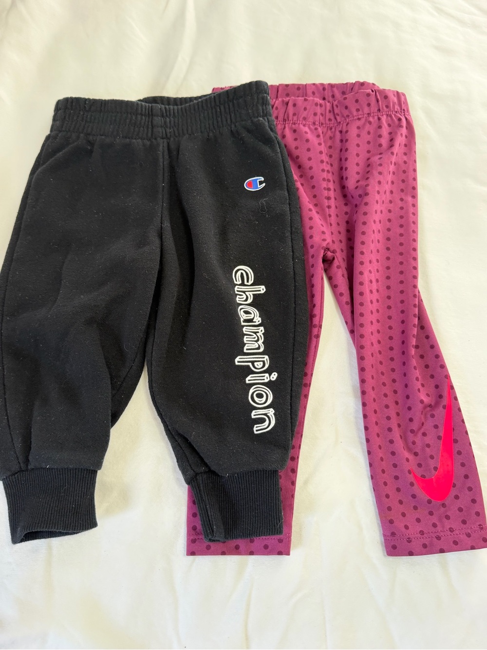 Nike Champion 18M Toddler Pants Bundle Dri Fit Fleece